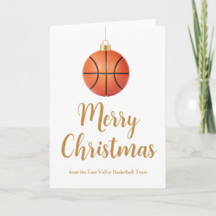 Cooler persönlicher Basketball-Trainer Weihnachten