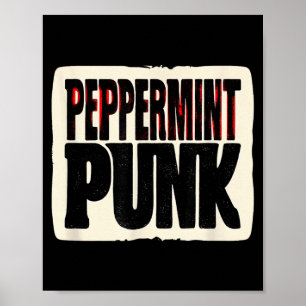 Cooler Pfefferminz-Punk-Look für Jungen und Mädche Poster