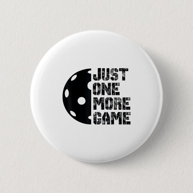 Cooler Pickleball noch ein Spiel lustiges Meme Hum Button (Vorderseite)