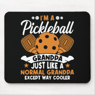 Cooler Pickleball-Opa-Spieler Mousepad