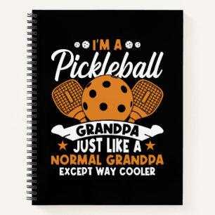 Cooler Pickleball-Opa-Spieler Notizbuch