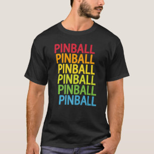 Cooler Pinball Arcade Game Retro Look T-Shirt