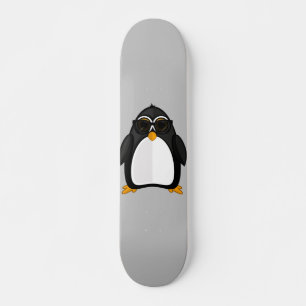 Cooler Pinguin Skateboard