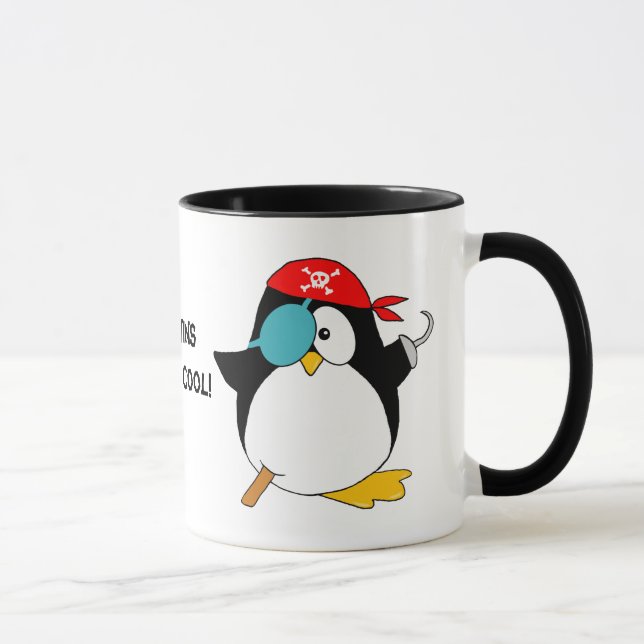 Cooler PiratPenguin Tasse (Rechts)