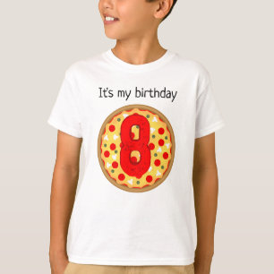 Cooler Pizza-Party Kindergeburtstag T-Shirt