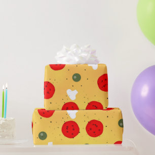 Cooler Pizza-Party Pepperoni-Pilz Geschenkpapier