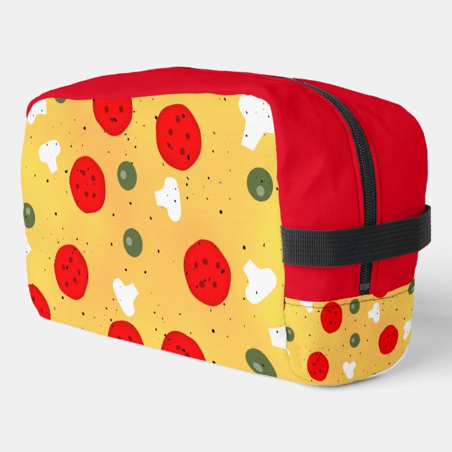 Cooler Pizza Pepperoni Pilzsling Tasche (Linke Seite)
