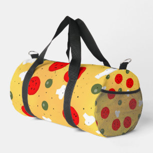 Cooler Pizzapepperoni-Pilz Duffle Bag