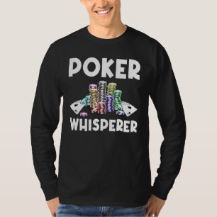 Cooler Poker Kunst für Männer Spielkasino T-Shirt