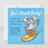 Cooler Polar-Bär mit Cocktail-Cartoon