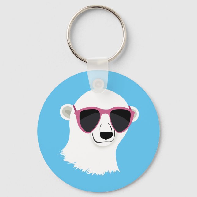 Cooler Polar Schlüsselanhänger (Vorderseite)