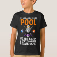 Cooler Pool Art für Damen Boys Billiard 8 Ball P