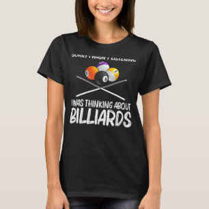 Cooler Pool Billard für Männer Frauen 8 Ball Pool  T-Shirt