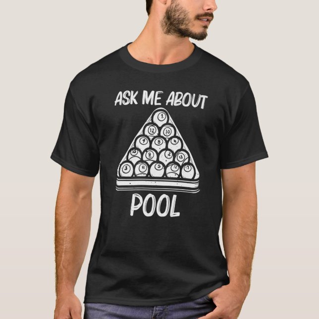 Cooler Pool für Damen Billard T-Shirt (Vorderseite)
