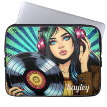 Cooler Pop Art Comic Style Girl Personalisiert