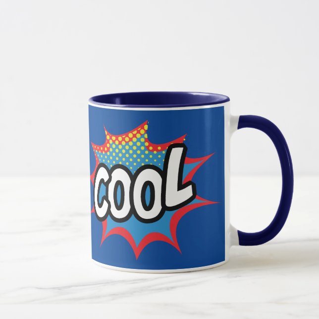 Cooler Pop Art Tasse (Rechts)