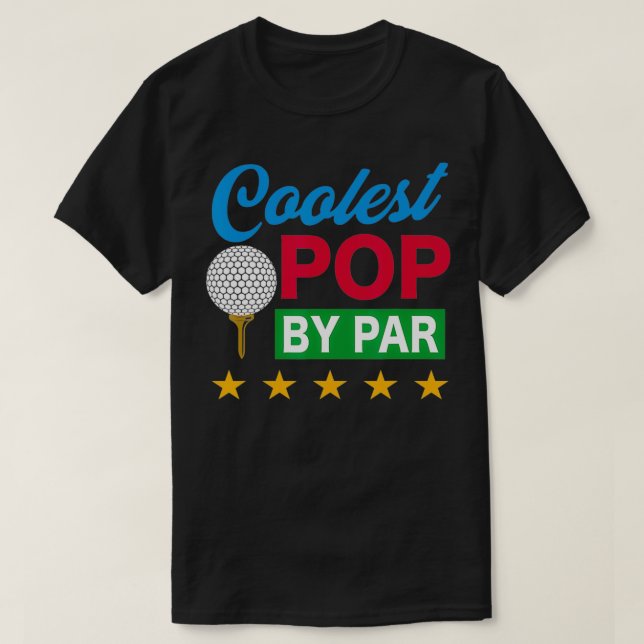 Cooler Pop Par Golf Lover  T-Shirt (Design vorne)