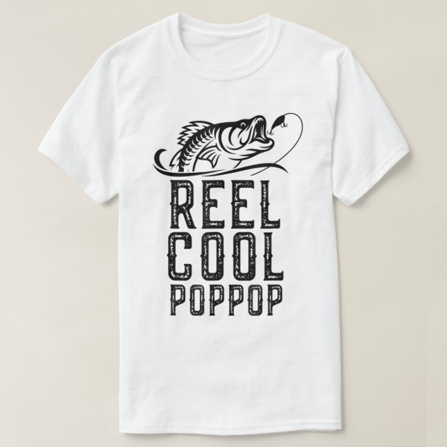 Cooler Pop-Pop Angeln Grandpa PopPop T-S T-Shirt (Design vorne)