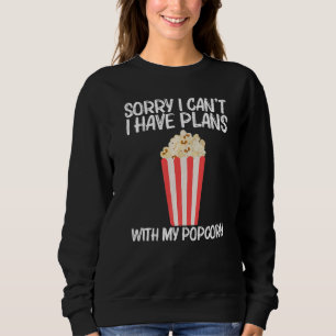 Cooler Popcorn für Männer Frauen süß Buttery Salty Sweatshirt
