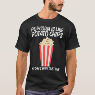 Cooler Popcorn für Männer Frauen süß Buttery Salty T-Shirt