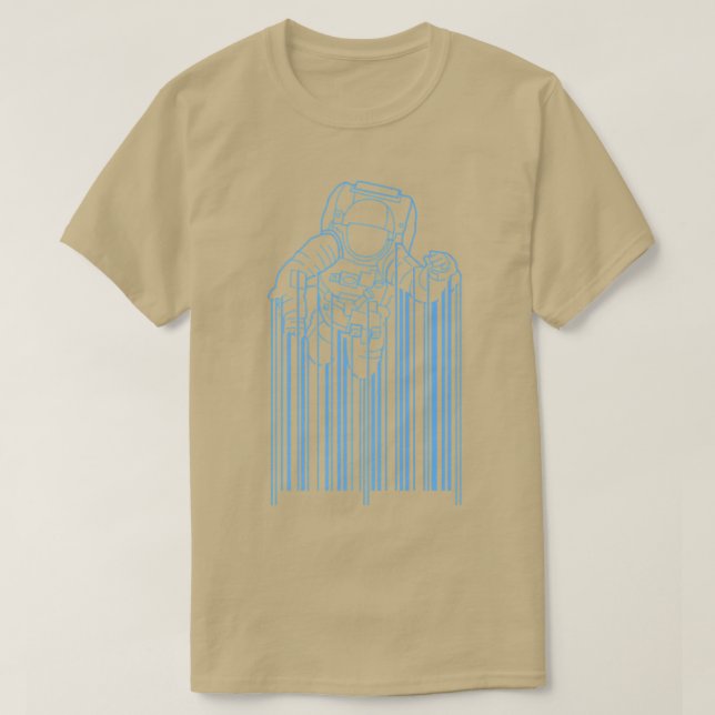Cooler Premium-T - Shirt für Astronaut (Design vorne)