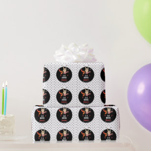 Cooler Punk-Rockstar-Birthday für jedes Alter Geschenkpapier