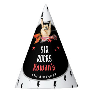 Cooler Punk-Rockstar-Birthday für jedes Alter Partyhütchen