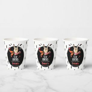 Cooler Punk-Rockstar-Geburtstag für jedes Alter Pappbecher