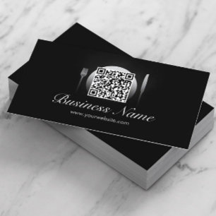 Cooler QR-Code Catering/Restaurant-Visitenkarte Visitenkarte