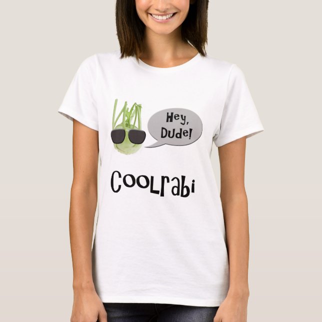 Cooler Rabi, Kohlrabi, böser Witz. T-Shirt (Vorderseite)