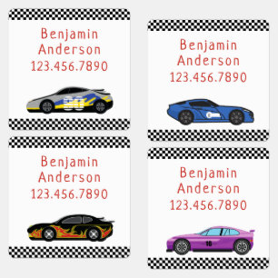 Cooler Race Care Individuelle Name Etiketten