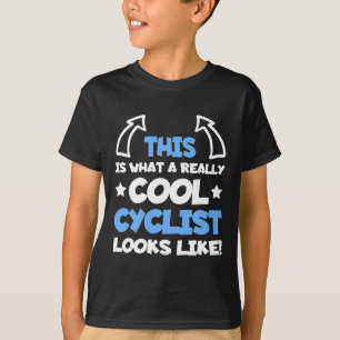 Cooler Radfahrer Mountainbike-Fahrer Fahrradfahren T-Shirt