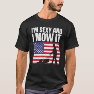 Cooler Rasenmäher für Männer Landschaftsmäher 4 t T-Shirt