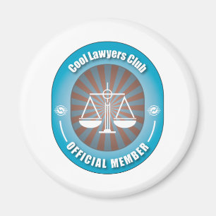 Cooler Rechtsanwalt-Verein Magnet