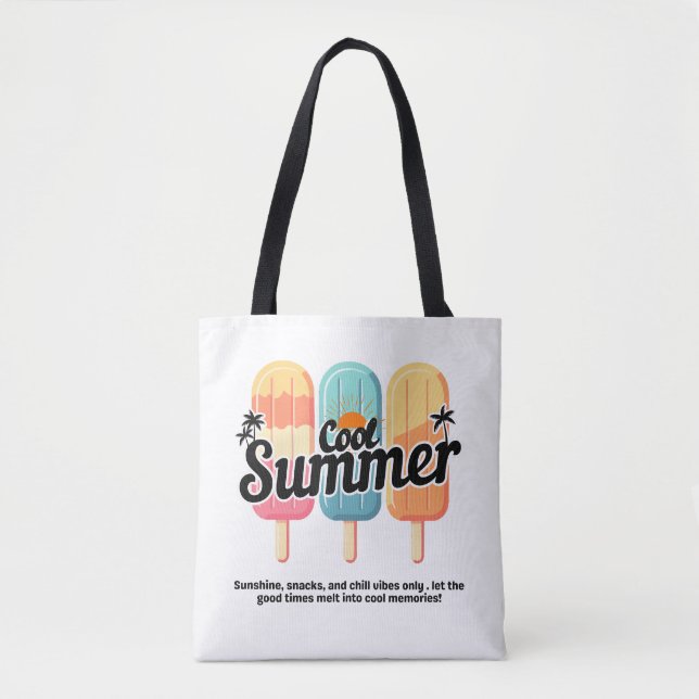 Cooler Regenbogen Popsiary Tote Bag (Vorderseite)