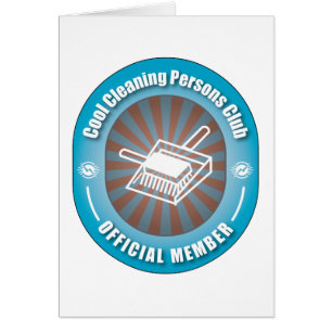 Cooler Reinigungs-Personen-Verein