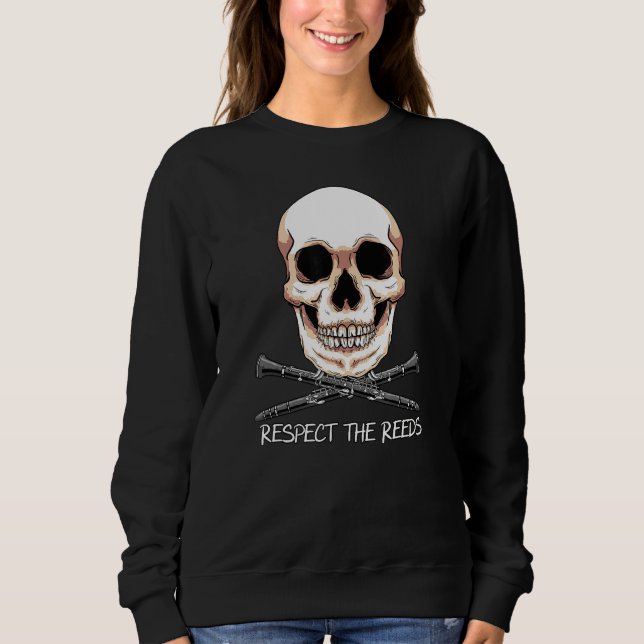 Cooler Respekt vor dem Spiel der Reeds Marching Ba Sweatshirt (Vorderseite)