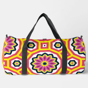 Cooler Retro-Blume-Power Duffle Bag