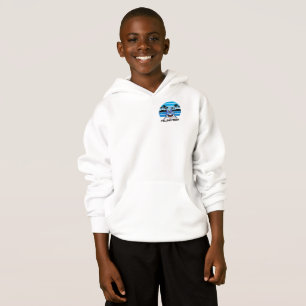Cooler Retro-Hai mit Sonnenbrille Hoodie