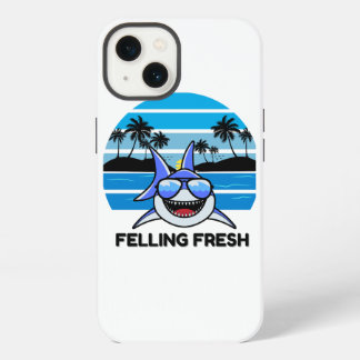Cooler Retro-Hai mit Sonnenbrille iPhone 13 Hülle