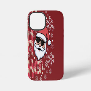 Cooler Retro-Weihnachtsmann-Auflaufplatte iPhone 12 Mini Hülle