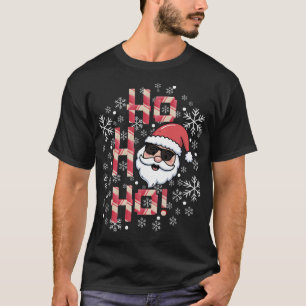 Cooler Retro-Weihnachtsmann-Auflaufplatte T-Shirt
