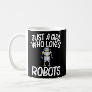 Cooler Roboter für Mädchenkids Robotics Science En Kaffeetasse