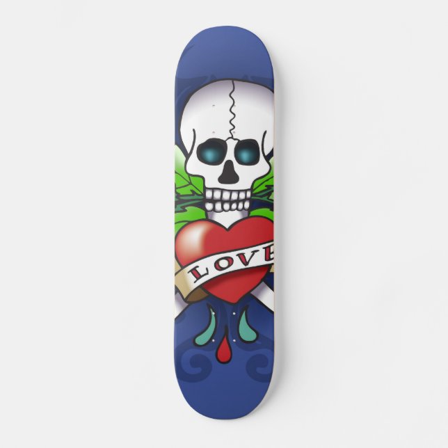 Cooler robuster Art Eds Skateboard (Vorderseite)