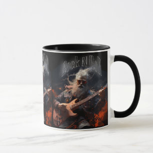 Cooler Rock N Roll Gitarrist Tasse