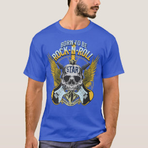 Cooler Rock & Roll Gitarrenspieler, Musik-Lover-Id T-Shirt