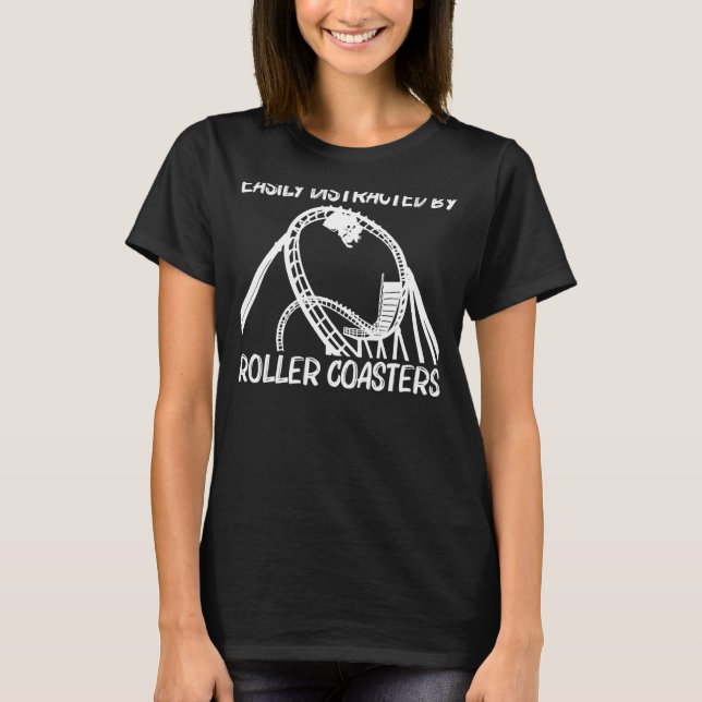 Cooler Roller Untersetzer für Männer Rollerinnen U T-Shirt (Vorderseite)