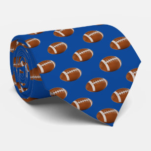 Cooler Rugby  American Football Pattern Krawatte