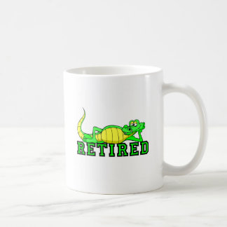 Cooler Ruhestandsalligator Tasse