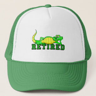 Cooler Ruhestandsalligator Truckerkappe